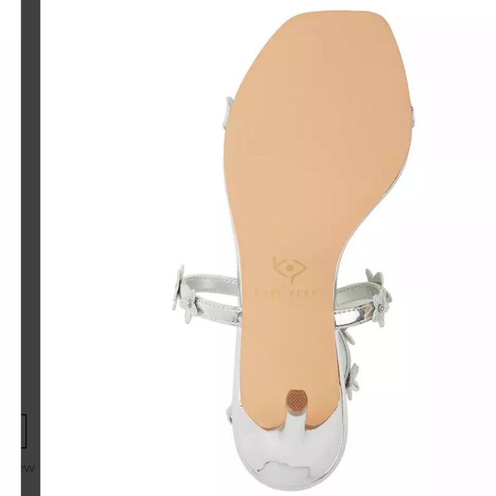 Katy Perry Analia Flower Square Toe Dress Sandals Size 8.5 - Picture 4 of 12